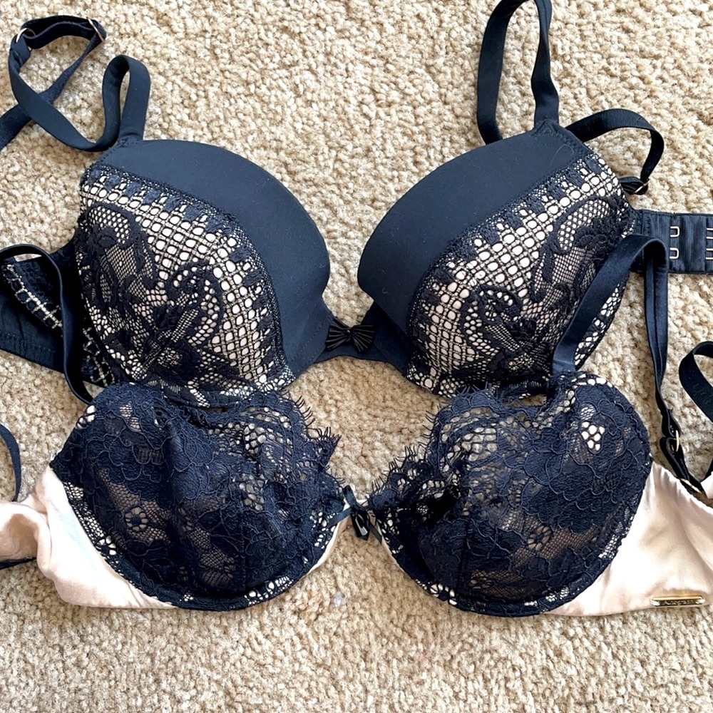 Marks & Spencer french lingerie silk lace bras 30C